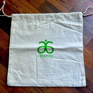 Arbonne logo canvas bag.